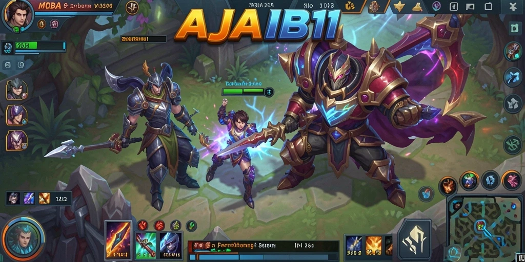 Tampilan seru dari gameplay AJAIB11 yang memikat pemain.