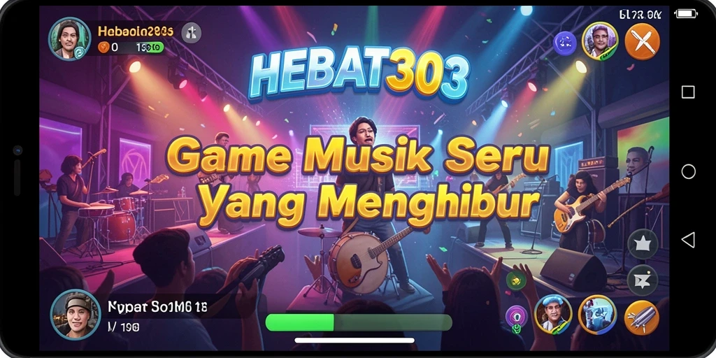 Tampilan permainan HEBAT303 yang seru dan penuh warna.