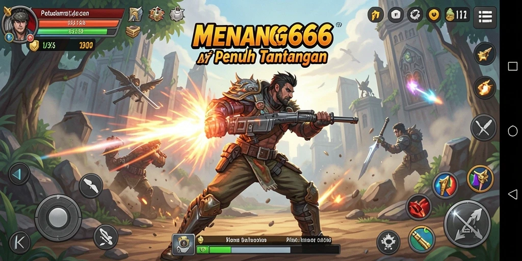 Tangkapan layar dari gameplay aksi seru MENANG666.