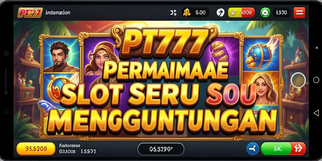 Tampilan gameplay Slot PT777 yang mengasyikkan dan interaktif.