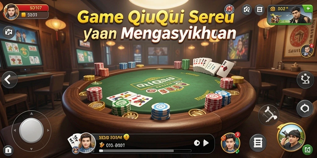 Screenshot gameplay QiuQiu SD107 yang mendebarkan.
