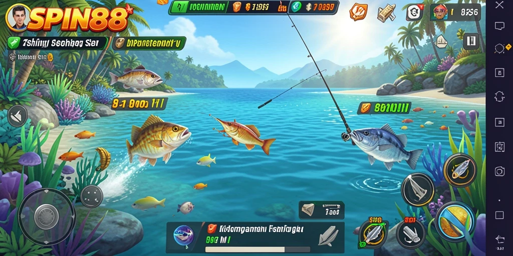 Tangkapan ikan besar dalam aksi di SPIN88.