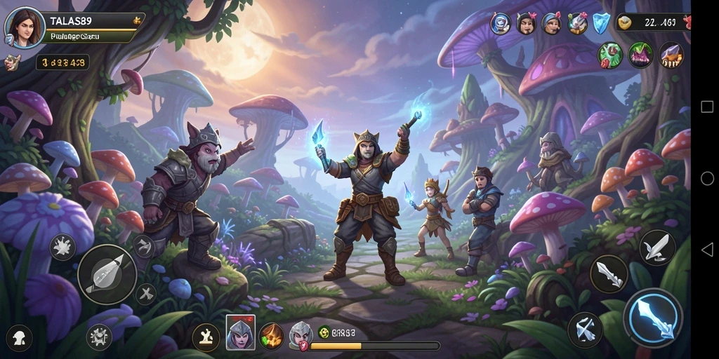 Tampilan gameplay <strong>TALAS89</strong> yang penuh aksi dan petualangan.